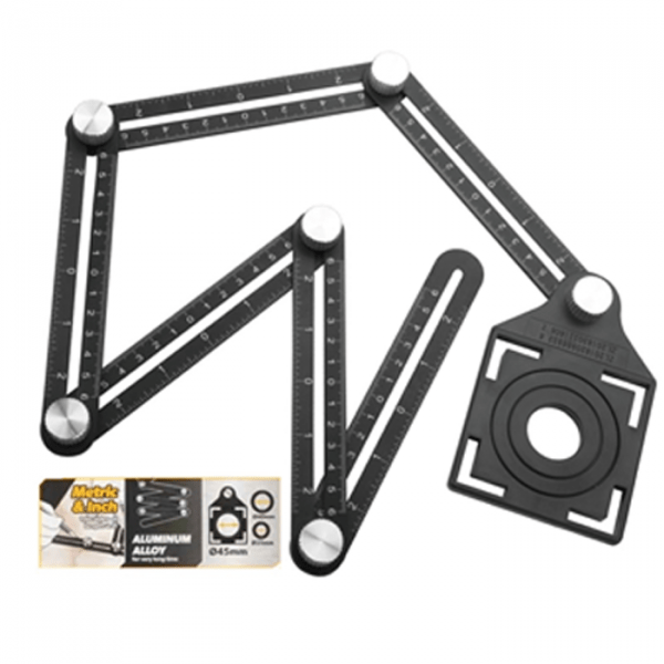 Using Measuring Tools Multi Fold Rulers Aluminum Alloy Multi Angle Measuring Six-FOld Ruler 61045 – Alhadefh ...