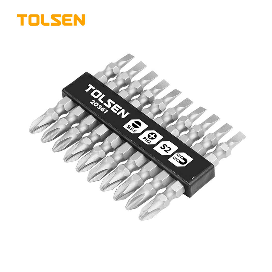Tolsen 10pcs Double End Star Bit Set Star 20361 – Alhadefh Bulding ...