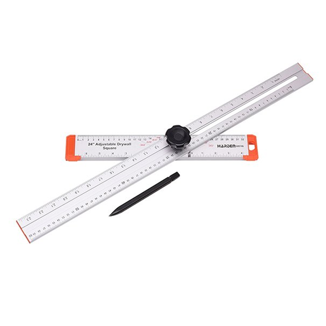 Harden Adjustable Square Ruler 24″ 580746 – Alhadefh Bulding Materials