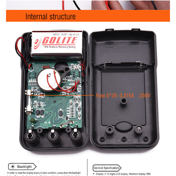 Harden Digital Multimeter 661002 – Alhadefh Bulding Materials